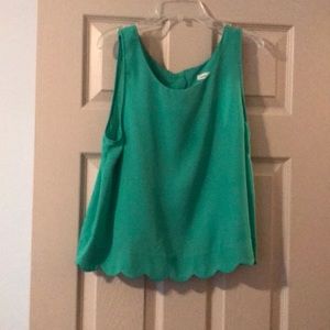 Turquoise Women’s Sleeveless Top